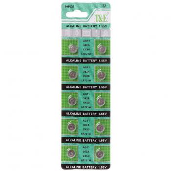 Batería Alcalina 10x Ag11 1.55V
