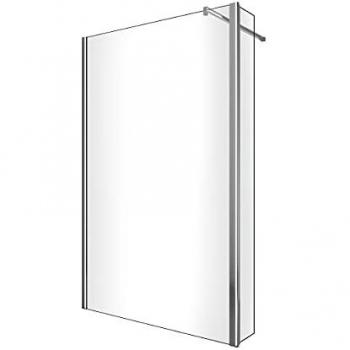 Paroi de Douche Spacieuse Walk-in avec Porte Pivotante H 200