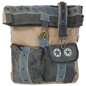 Sunsa Canvas Crossbody Bag – Vielfach-Design für unterwegs