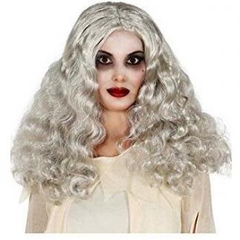 Parrucca argento ondulata in scatola