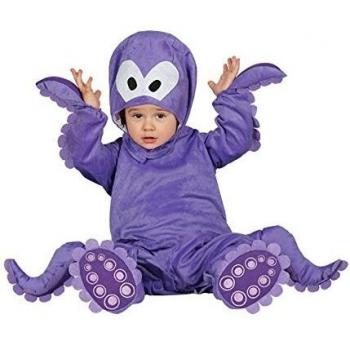 Tiny Octopus Celebration Gown – 1–2 Yr – Purple