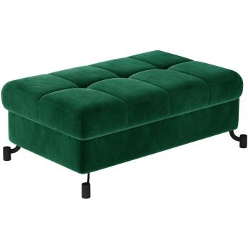 Pouf Décoratif Velours avec Coffre Sapin