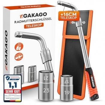 Clé Facom pour écrous de roue télescopiques – Jeu 17‑19 mm / 21‑23 mm