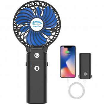 Ventilateur Portable 3 en 1 5200mAh Pliable USB
