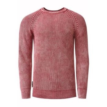 Rusty Neal Vintage‑Look Strickpullover – Herren, Gr. L, Rot