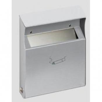 Cendrier mural à abat-vent, 2 L, couleur d’argent