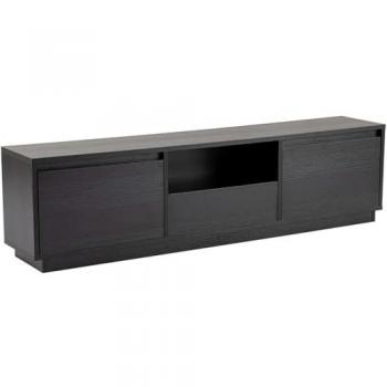 Calicosy Moderner TV-Möbel mit Klappen und offenem Fach L160 cm