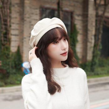 Vintage Cotton Beret with Adjustable Strap