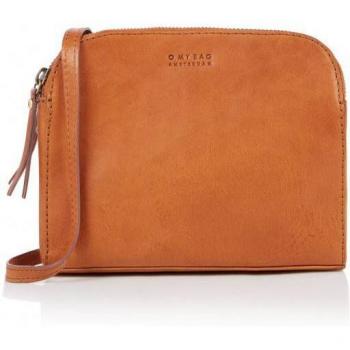 O My Bag Emily: Crossbody‑Minitasche aus Cognac‑Stromboli‑Leder