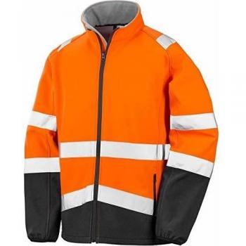 Fluorescent Orange Softshell Jacket