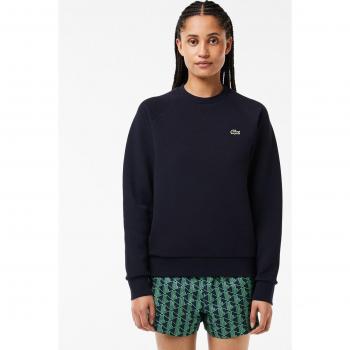 Sudadera Lacoste Mujer Regular Fit Color Marino Piquetada