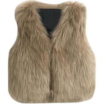 Thick Solid Color Girls Vest