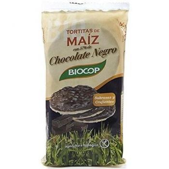 Tortitas Biocop de maíz con chocolate negro 95 g