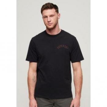 Superdry Herren T-Shirt »SD-TATTOO GRAPHIC LOOSE« Schwarz