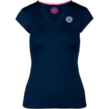 BIDI BADU Bella 2.0 – T-Shirt Femme Couleur Ciel Obscur
