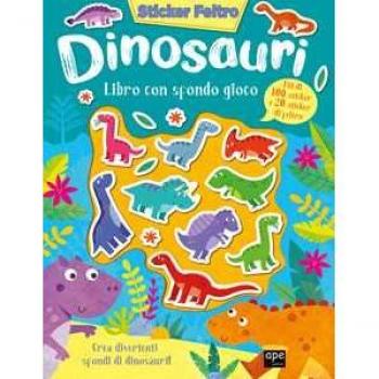 Sticker feltro DINOSAURI