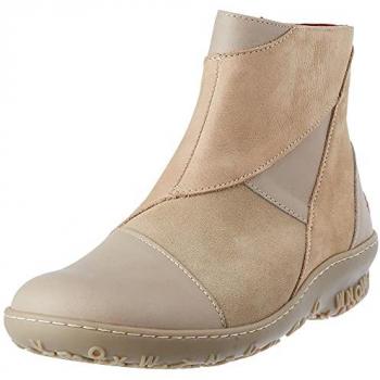 Botines de Mujer Art 1434 con Cierre de Cremallera en Color Sésamo