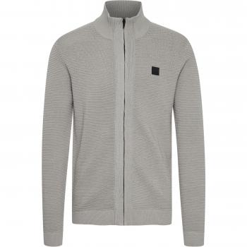 !Solid Herren Strickjacke in light grau melange