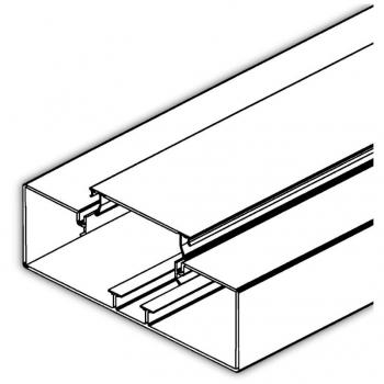 Elitec 18040 BR 60x170/80mm BR Kanal, 2m, reinweiß