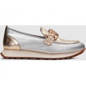 Hispanitas Mocasín de mujer de rejilla con adorno