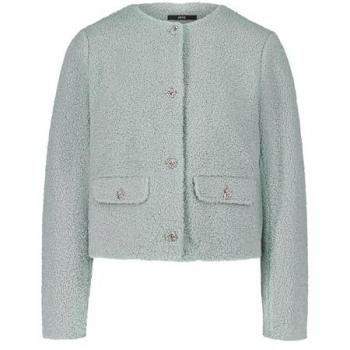 Zero Blazer mit Pattentaschen in Hellblau, Größe 44