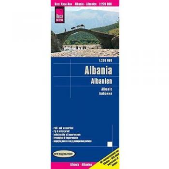 Reise Know-How Landkarte Albanien / Albania