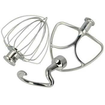Kit Remplacement KitchenAid KSM75/KSM85PS – VH-BW : Fouet, Plat, Crochet