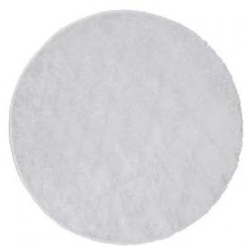 Tapis Mattis salon, diamètre 200 cm, finition blanche