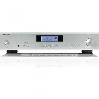 Integrierter 50 + 50 W RMS Verstärker Rotel A‑11 SIL – 8 Ω Silber