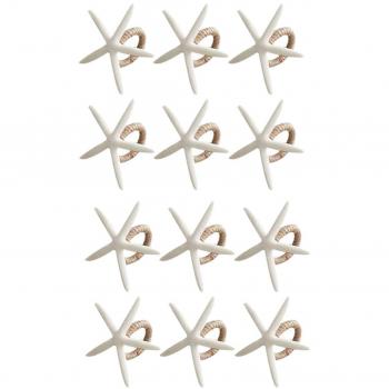 Pack de servilletas con anillos en forma de estrella