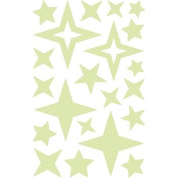3D Star and Moon Ceiling Stickers