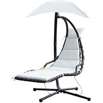 EasyComfort Sdraio Esterno OutSunny Tettuccio Imbottito 190x115x190