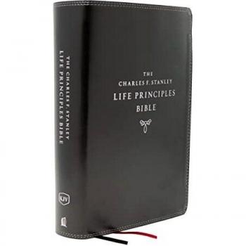 Kjv, Charles F. Stanley Life Principles Bible, 2nd Edition, Leathersoft, Black, Comfort Print
