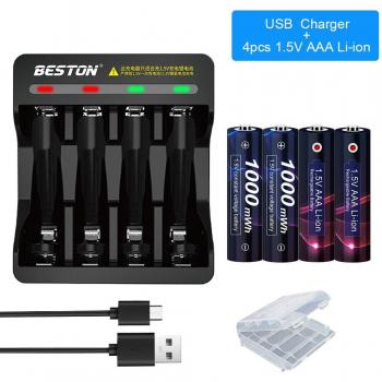 AAA 1,5 V Lithium-Ionen Akku 3A für Spielzeug und Mäuse