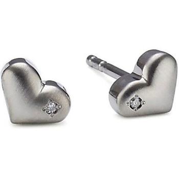Titan Ohrstecker Boccia – Damenmodell mit 2 Brillanten – 0,01 g