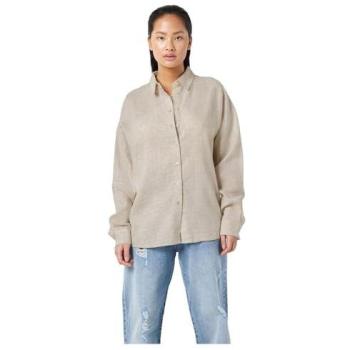 Camicia Noisy May Leilani M – colore naturale, fit loose