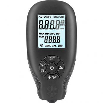 Backlit LCD Paint Coating Thickness Meter 0-2000UM