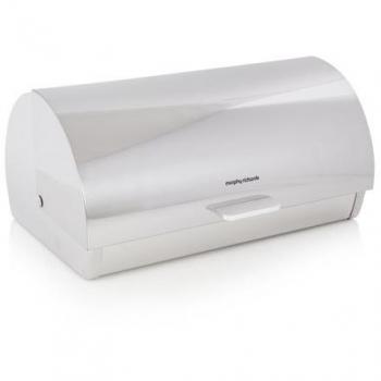 Morphy Richards 46245 Bread Bin, Roll Top, Silver