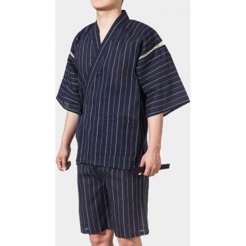Striped Sleepwear Set for Men