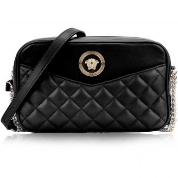 Borsa a tracolla Versace Donna 1008828 1b00v Nero