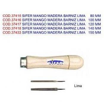 Lima Barnizada Sifer con Mango de 100 mm