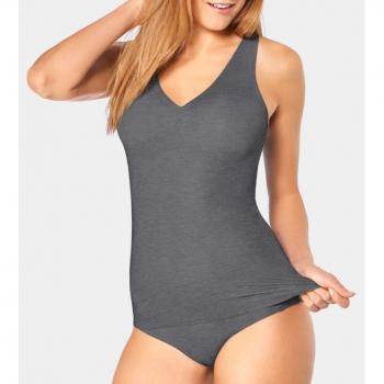 Camiseta Negra Sloggi Zero Feel Natural 02, Para Mujer