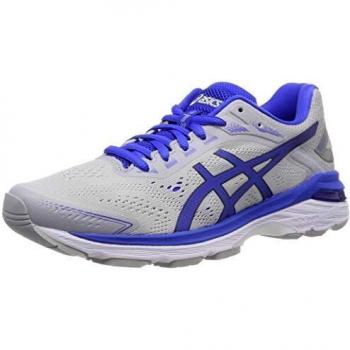 ASICS GT-2000 7 Lite-Show, Chaussures de Running Compétition Femme, Multicolore (Mid Grey/Illusion Blue 020), 39 EU