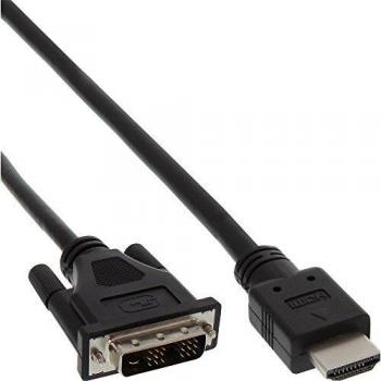 InLine HDMI-DVI Kabel 0,5m