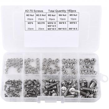 Hilitand M2 M2.5 M3 M4 M5 Screws Kit