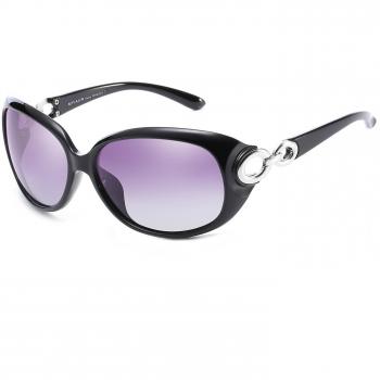 Lunettes de soleil élégantes polarisées pour femmes 100% protection UV