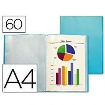 60‑Pouch Plastic Document Keeper 51721 by Liderpapel