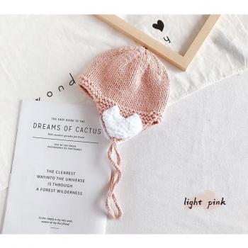 Gorro para niñas de 1-3 años con orejas de corazón en 6 colores