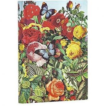 Carnet souple lignÃ© Jardin aux papillons 9,5 x 14 cm 80 g/mÂ² 208 p
