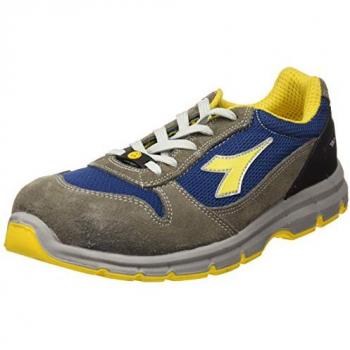Chaussures de sécurité basses Diadora RUN II Text S1P SRC ESD – 44 roi gris/bleu